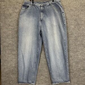 Vintage Texas Tuff Jeans Mens 40x30 Blue Stone Wash Relaxed Fit Denim Y2K